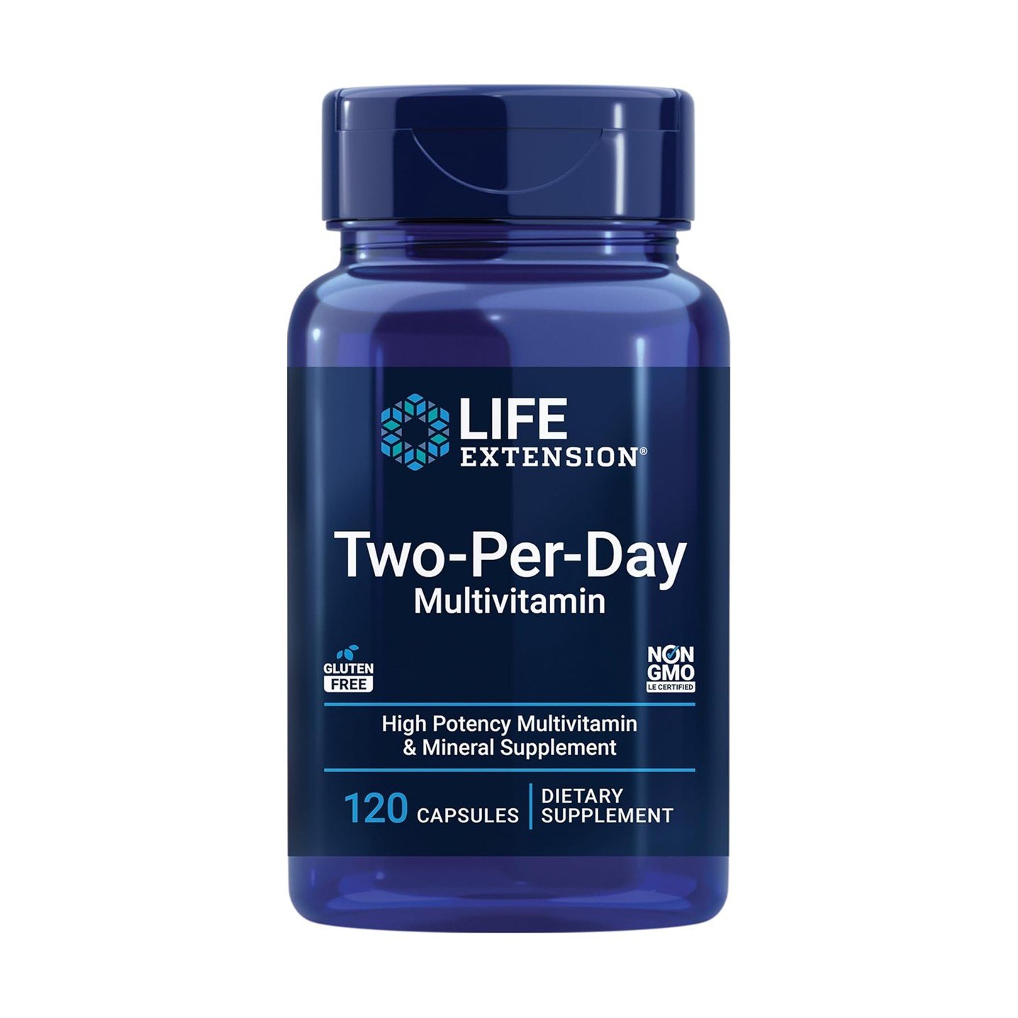 Life Extension Two-Per-Day High Potency Multivitamin & Mineral – 120 Capsules
