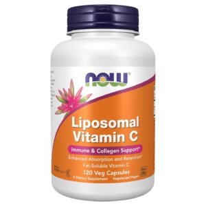 NOW Foods Liposomal Vitamin C 500 mg – 120 Veg Capsules