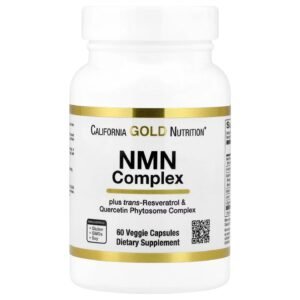 California Gold Nutrition NMN Complex – 60 Veggie Capsules