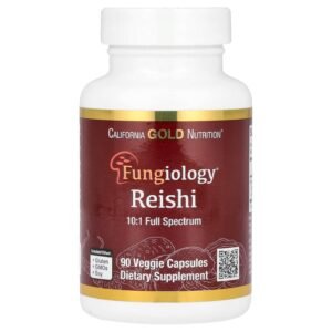 California Gold Nutrition Organic Reishi Full Spectrum 600 mg – 90 Veggie Caps