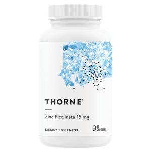 Thorne Zinc Picolinate 15 mg – 60 Capsules