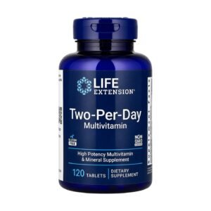 Life Extension Two-Per-Day High Potency Multivitamin & Mineral – 120 Tablets