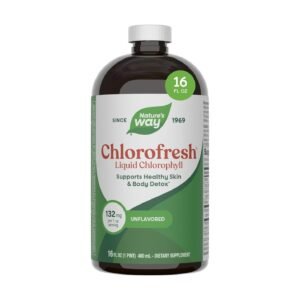 Nature's Way Chlorofresh Liquid Chlorophyll Unflavored – 16 fl oz (480 ml)