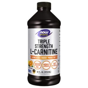 NOW Foods Sports L-Carnitine Triple Strength Citrus – 32 Servings