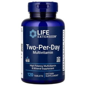 Life Extension Two-Per-Day High Potency Multivitamin & Mineral – 120 Tablets