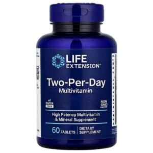 Life Extension Two-Per-Day High Potency Multivitamin & Mineral – 60 Tablets