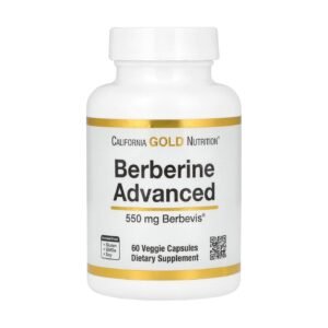 California Gold Berberine Advanced Berbevis 550 mg – 60 Veggie Capsules