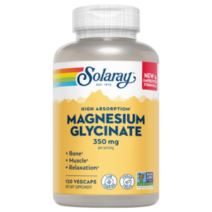Solaray Magnesium Glycinate High Absorption – 120 VegCaps