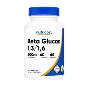 Nutricost Beta Glucan 1,3/1,6 500 mg – 60 Capsules