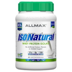 ALLMAX ISONatural Whey Isolate Unflavored – 2 lbs