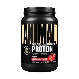Animal Isolate Loaded Whey Protein Strawberry – 2 lb (907 g)