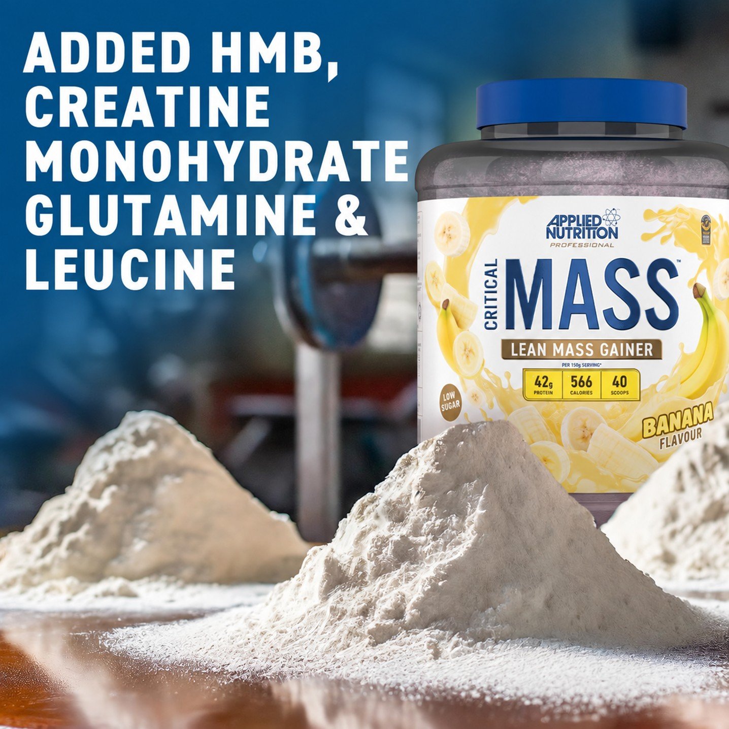 Applied Nutrition Critical Mass Lean Mass Gainer Banana – 5.4 lb (2.45 kg) - Image 6
