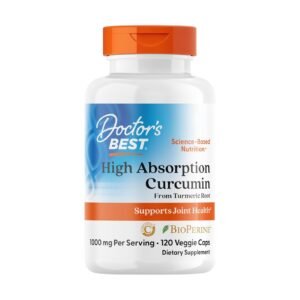Doctor's Best High Absorption Curcumin – 120 Veggie Caps