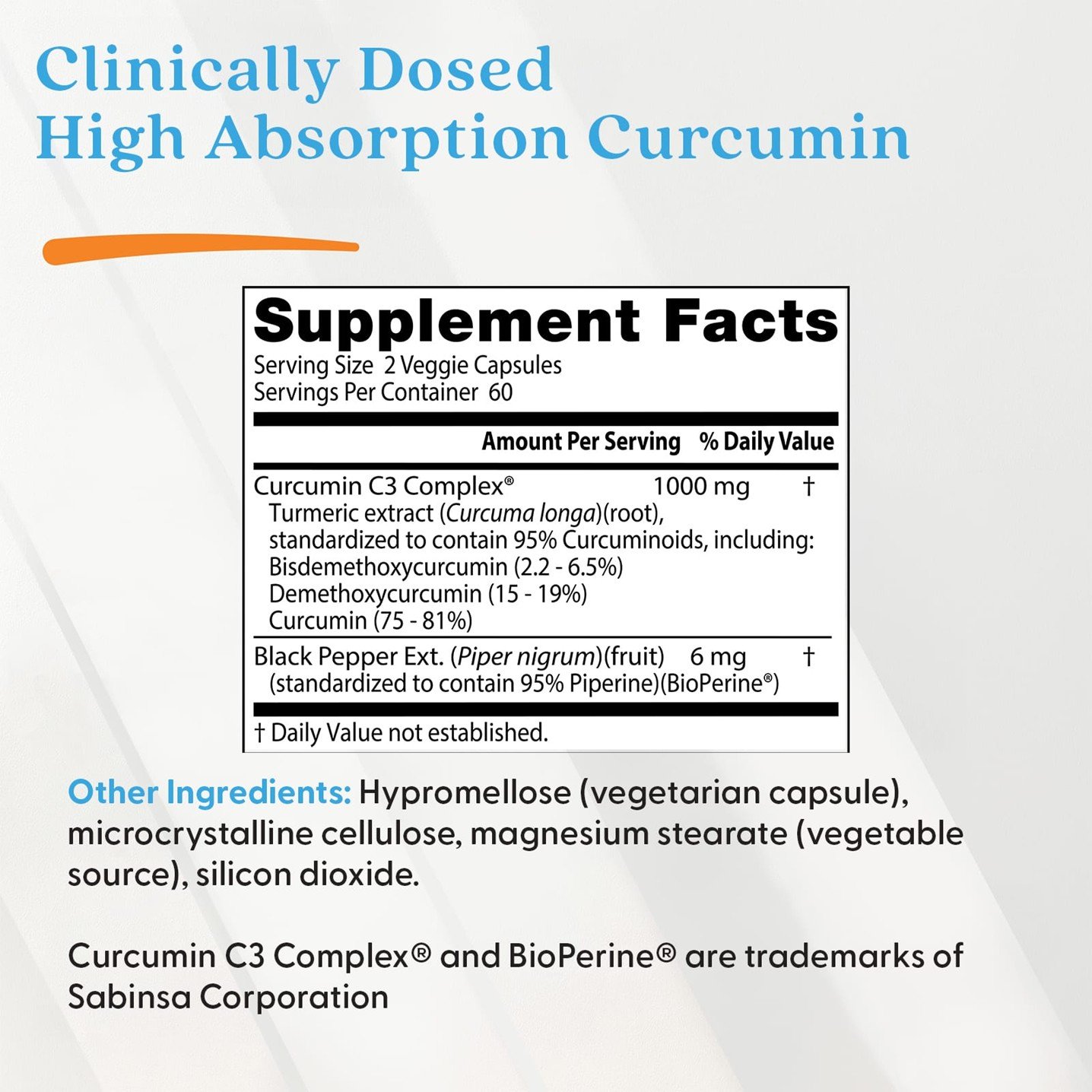 Doctor's Best High Absorption Curcumin – 120 Veggie Caps - Image 2