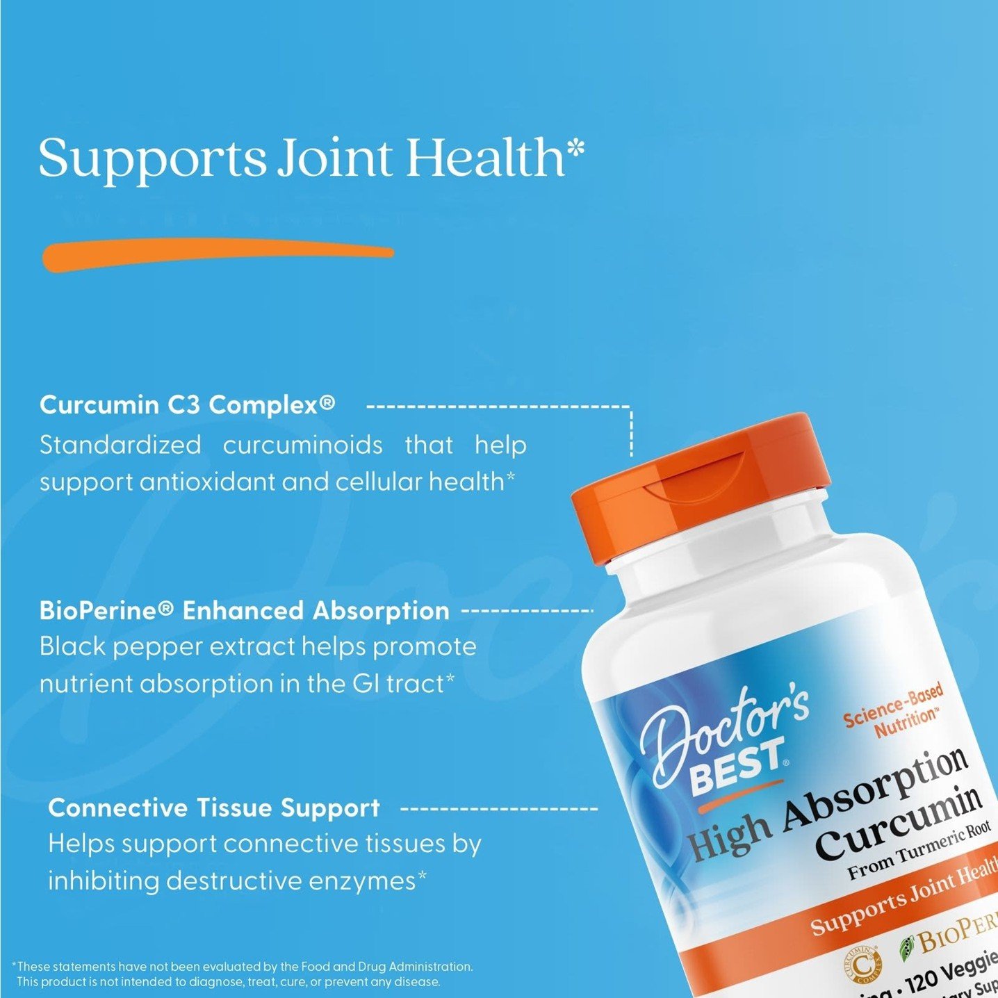 Doctor's Best High Absorption Curcumin – 120 Veggie Caps - Image 5