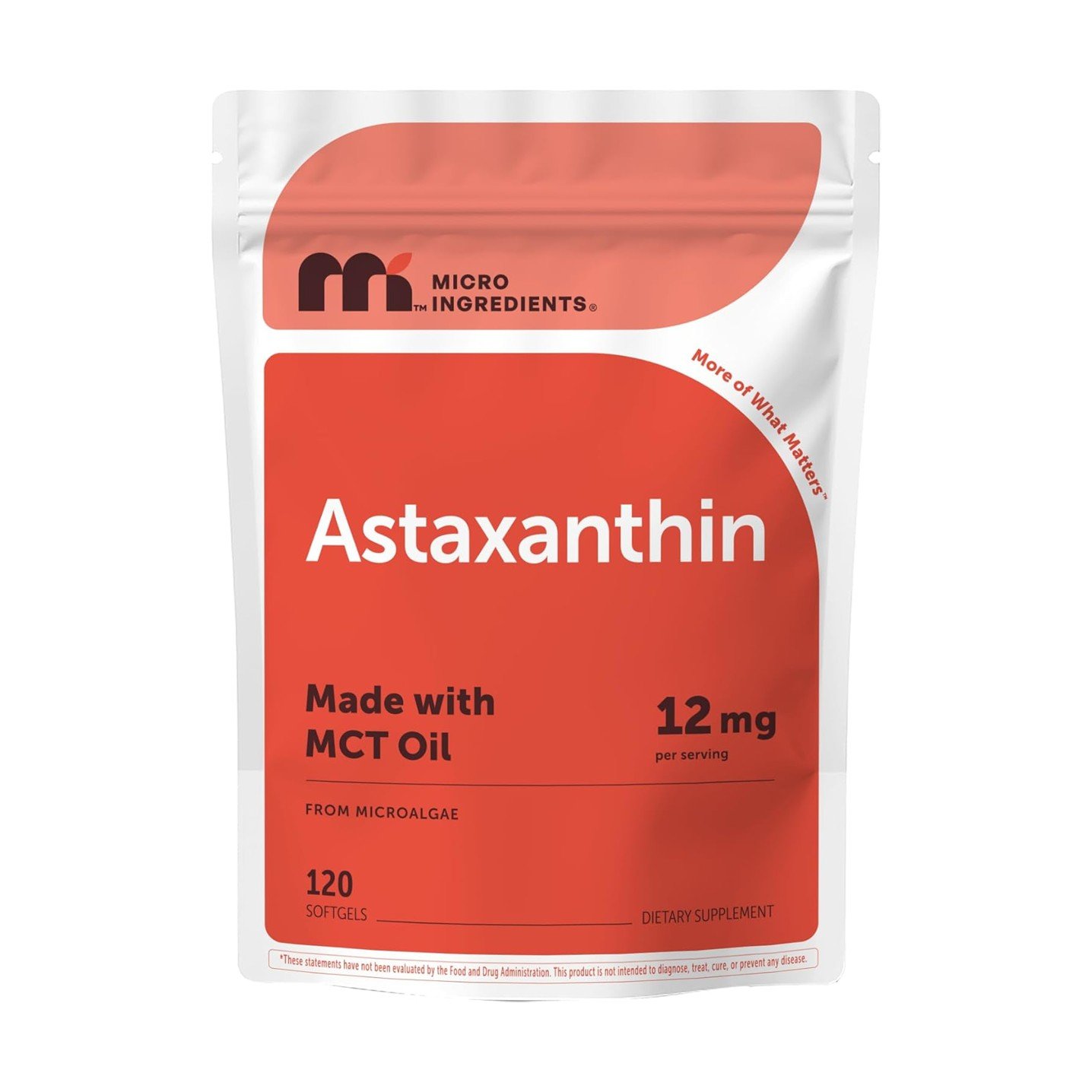 Micro Ingredients Astaxanthin 12 mg – 120 Softgels