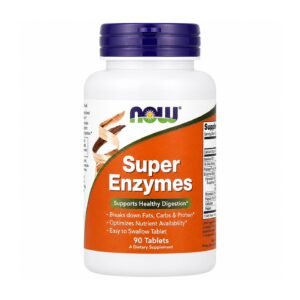 NOW Foods Super Enzymes – 90 Tablets