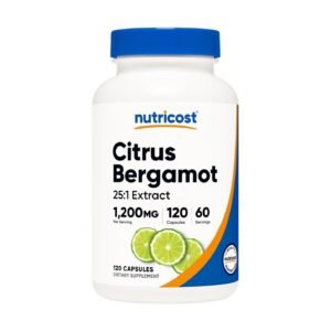 Nutricost Citrus Bergamot – 120 Capsules (600 mg per Capsule)