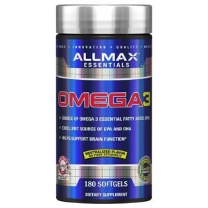 ALLMAX Essentials Omega-3 – 180 Softgels