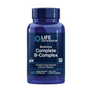 Life Extension BioActive Complete B-Complex – 60 Vegetarian Capsules