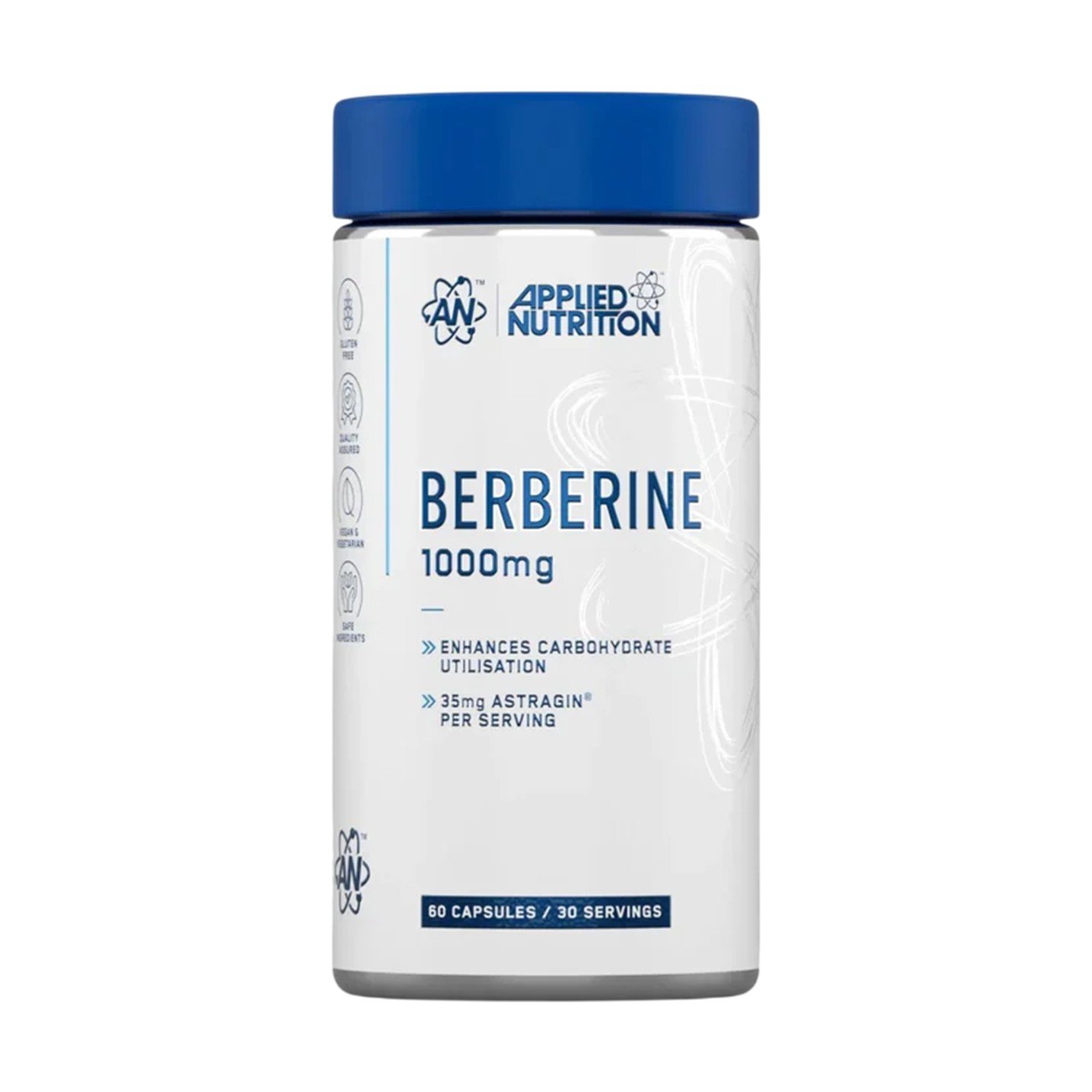Applied Nutrition Berberine 1000 mg – 60 Capsules