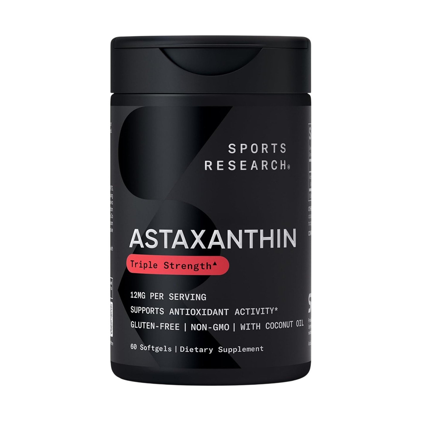 Sports Research Astaxanthin Triple Strength 12 mg – 60 Softgels