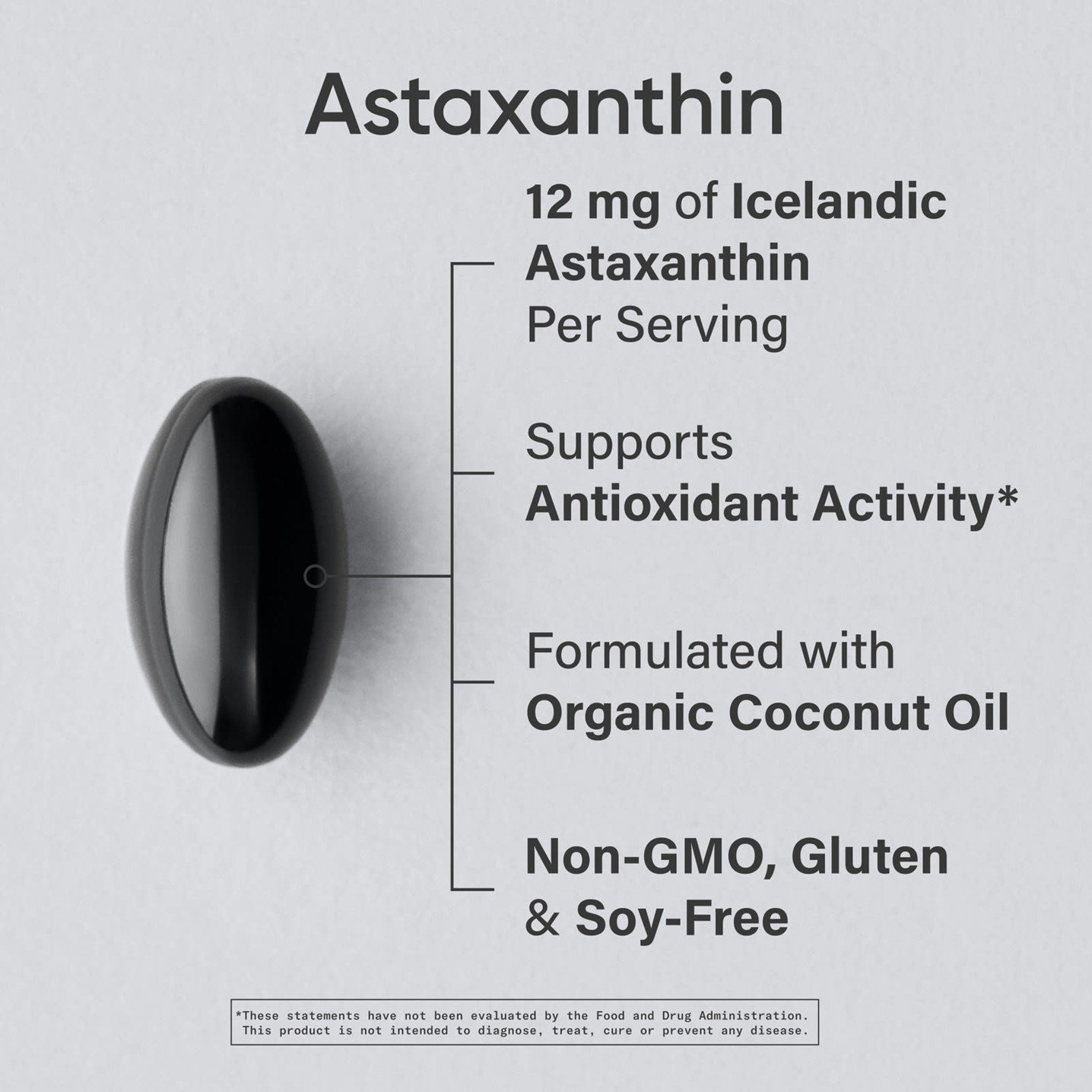 Sports Research Astaxanthin Triple Strength 12 mg – 60 Softgels - Image 3