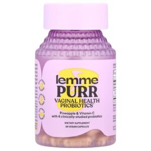 Lemme Purr Vaginal Health Probiotics – 60 Vegan Capsules