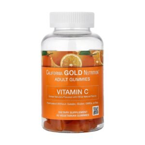 California Gold Nutrition Vitamin C Gummies with Vitamin A – 90 Vegetarian Gummies