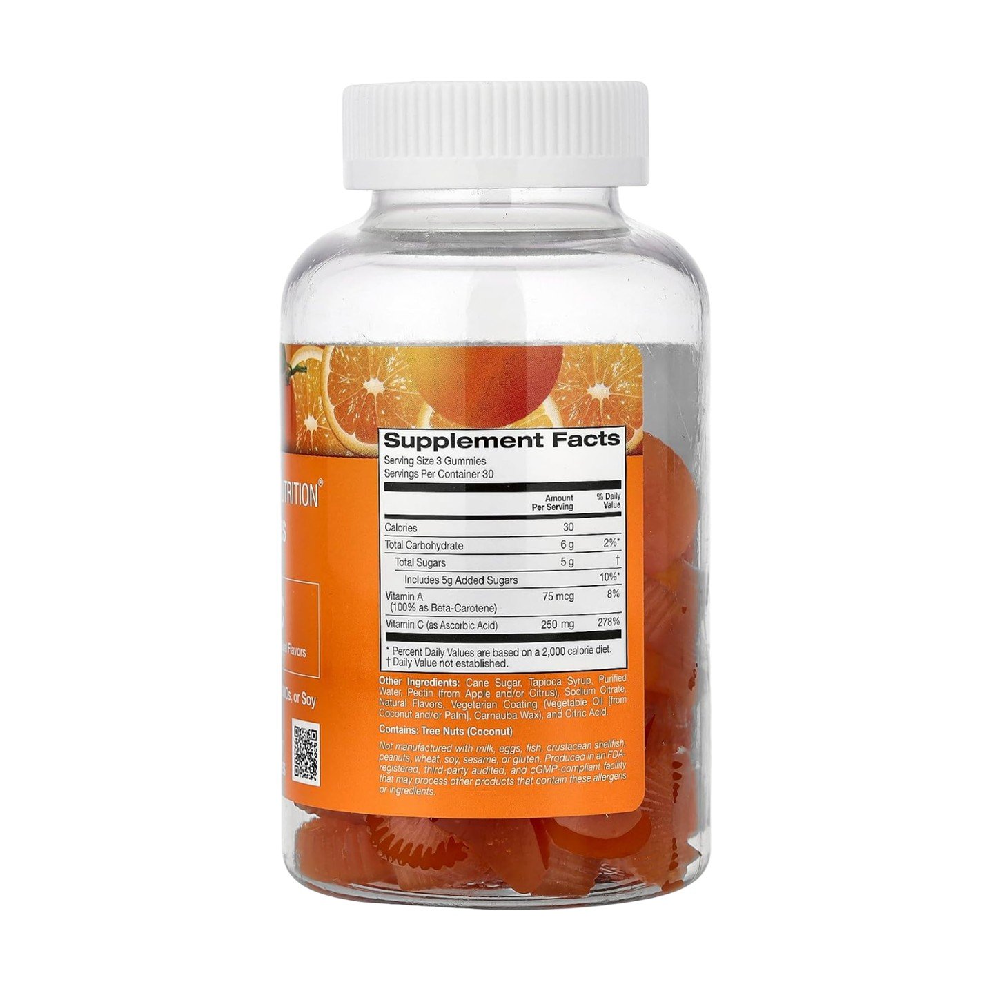 California Gold Nutrition Vitamin C Gummies with Vitamin A – 90 Vegetarian Gummies - Image 2