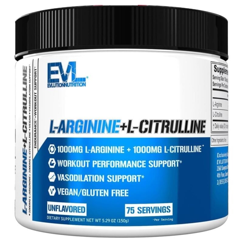 bcaa creatine l-arginine and l-carnitine Evlution Nutrition + 120 Capsules Great for those seeking to boost their energy levels during workouts or daily activities Beyond Raw Chemistry Labs L-Carnitine