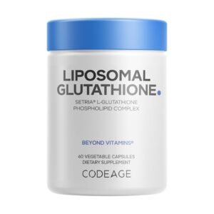 Codeage Liposomal Glutathione 250 mg – 60 Vegetable Capsules