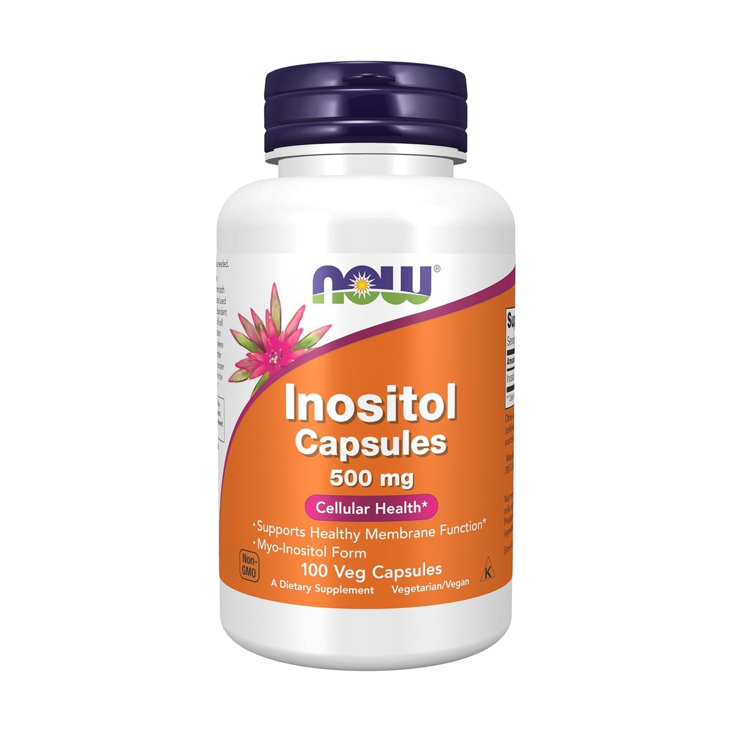NOW Foods Inositol 500 mg – 100 Veg Capsules