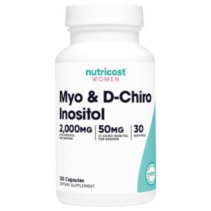 Nutricost Women Myo & D-Chiro Inositol – 120 Capsules