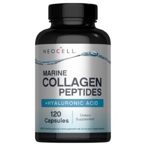 NeoCell Marine Collagen Peptides + Hyaluronic Acid – 120 Capsules