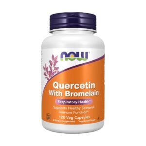 NOW Foods Quercetin with Bromelain – 120 Veg Capsules