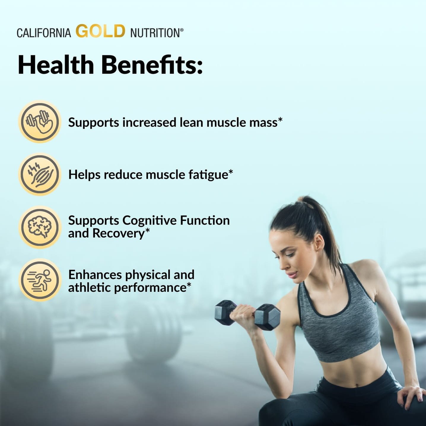 California Gold Nutrition Sport Pure Creatine Monohydrate Unflavored – 1 lb (454 g) - Image 5