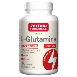Jarrow Formulas L-Glutamine 1,000 mg – 100 Tablets