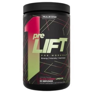 Rule One Proteins preLIFT Pre-Workout Black Cherry Limeade – 30 Servings