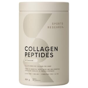 Sports Research Collagen Peptides Unflavored – 454 g