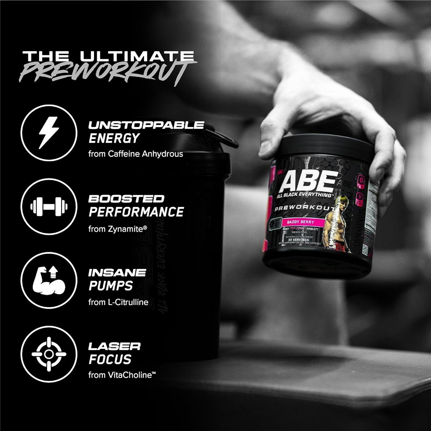 ABE Pre-Workout Candy Ice Blast – 13.75 oz (390 g) - Image 3
