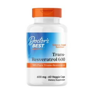 Doctor's Best Trans-Resveratrol 600 mg – 60 Veggie Caps