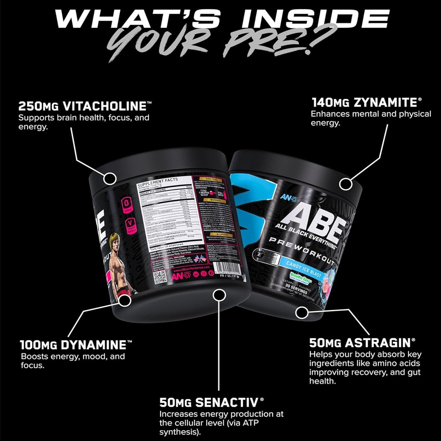 ABE Pre-Workout Candy Ice Blast – 13.75 oz (390 g) - Image 4