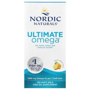 Nordic Naturals Ultimate Omega Lemon 640 mg – 120 Soft Gels