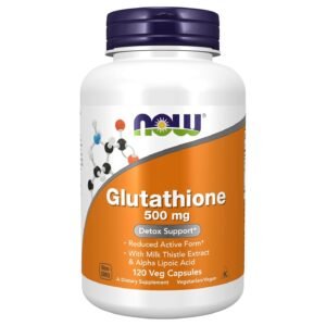 NOW Foods Glutathione 500 mg – 120 Veg Caps