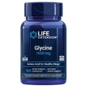 Life Extension Glycine 1000 mg – 100 Vegetarian Capsules