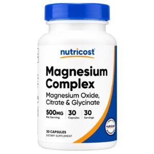 Nutricost Magnesium Complex 500 mg – 30 Capsules