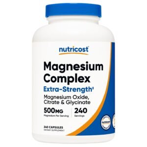 Nutricost Magnesium Complex 500 mg – 240 Capsules