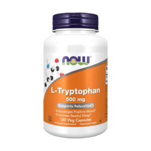 NOW Foods L-Tryptophan 500 mg – 120 Veg Capsules