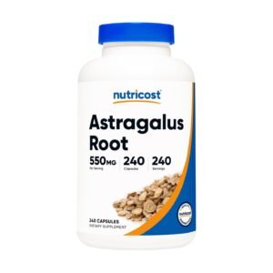 Nutricost Astragalus Root 550 mg – 240 Capsules